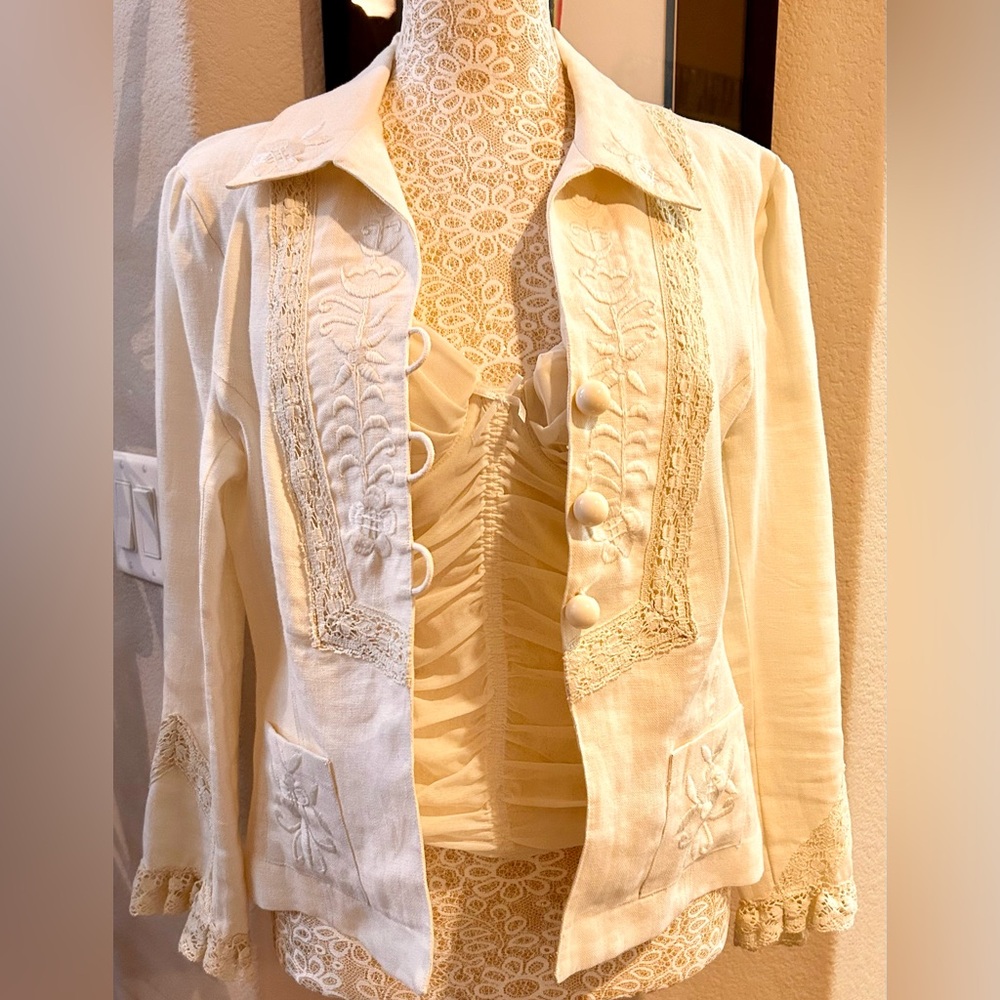 NWT Nanette Lapore Jacket Size 8 with Coordinating Tank Size Small